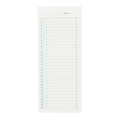 Penco Sticky Memo Pad - Monthly