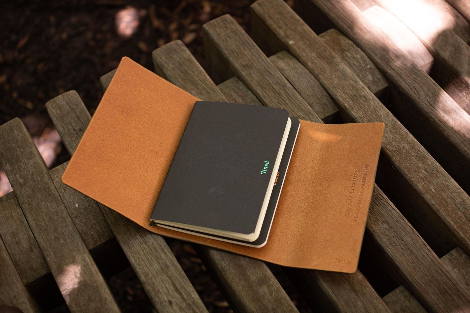 Imperfect Concepts Stationery Fest 2026 Limited Edition Journal Cover Jasper A6 Trifold Cognac Painted &amp; Contrast Edge