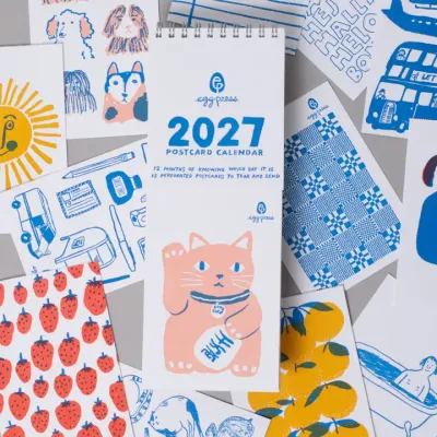 2027 Tear-Off Postcard Illustrated Calendar