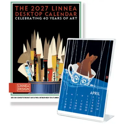 Linnea Design 2027 Desktop Calendar