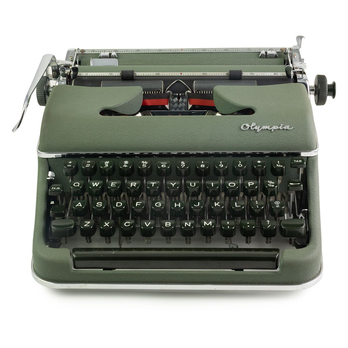 Olympia SM-3 Green Typewriter (1955)