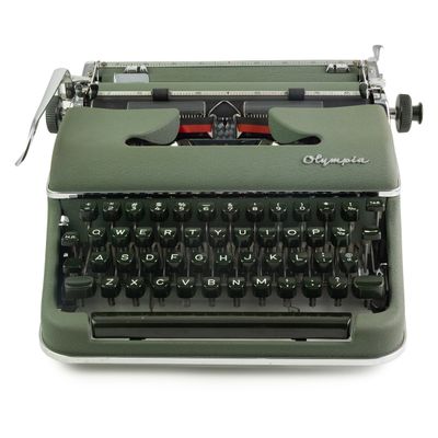 Olympia SM-3 Green Typewriter (1955)