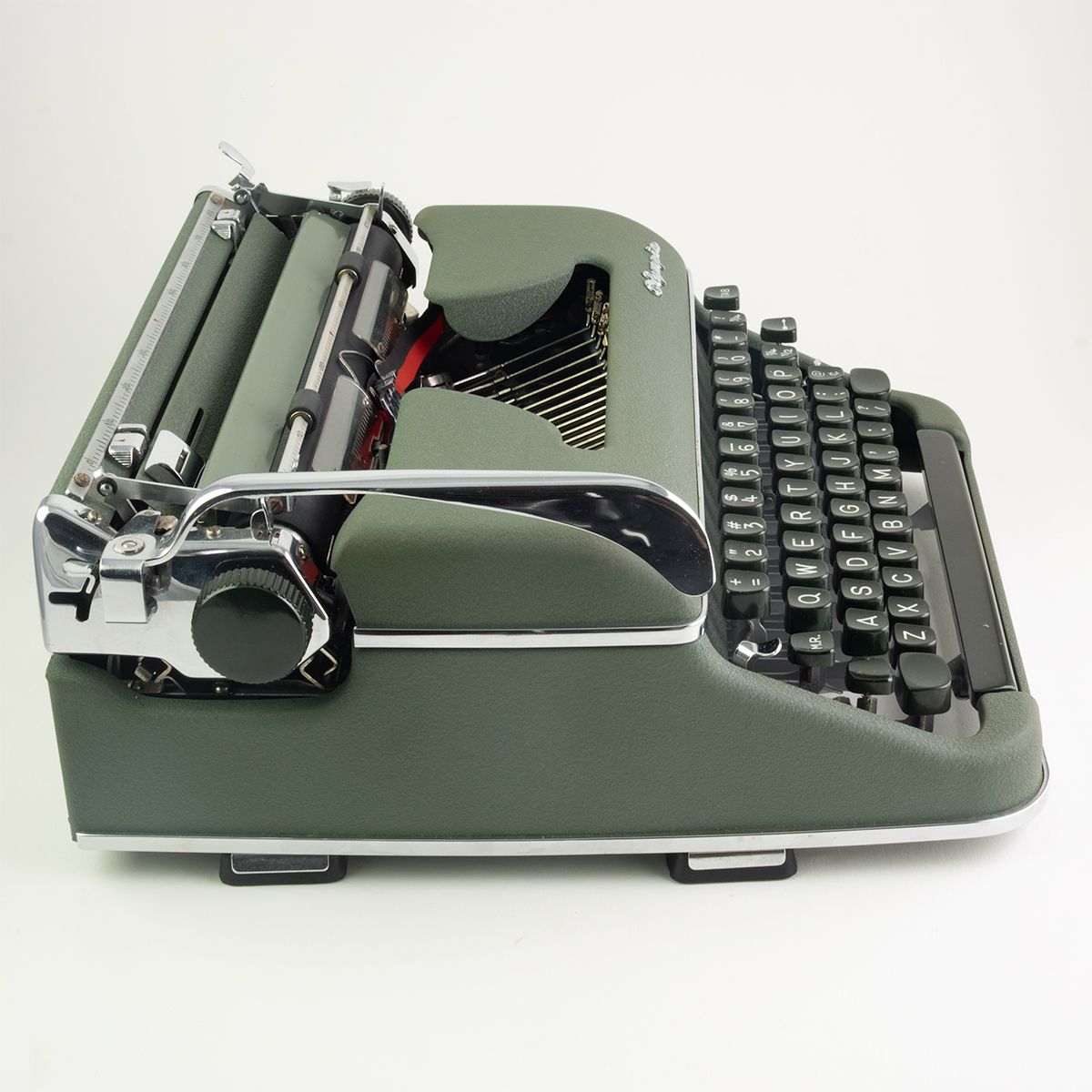 Olympia SM-3 Green Typewriter (1955)
