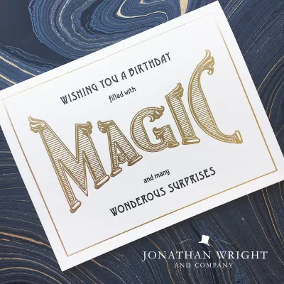 Birthday Magic Letterpress Card