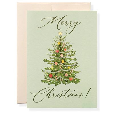 Christmas Tree Letterpress Greeting Cards (box of 6)