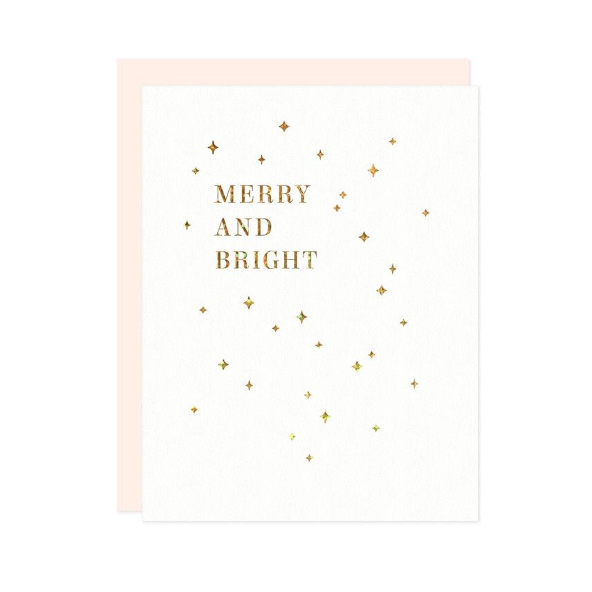 Merry and Bright Foil Card