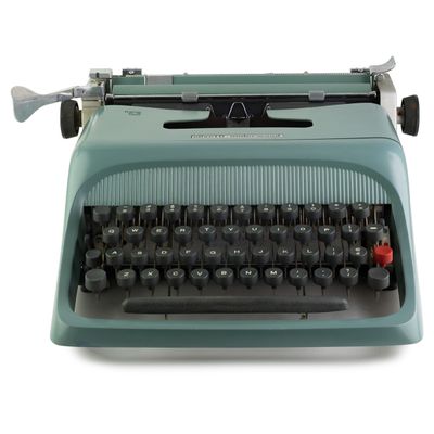 Olivetti Studio 44 Blue Typewriter (1963-1964)
