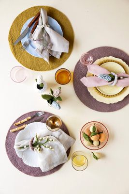 Peach Felt Decoration