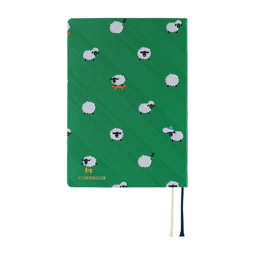 Hobonichi A6 HON Bow &amp; Tie: Sheep Sheep Sheep