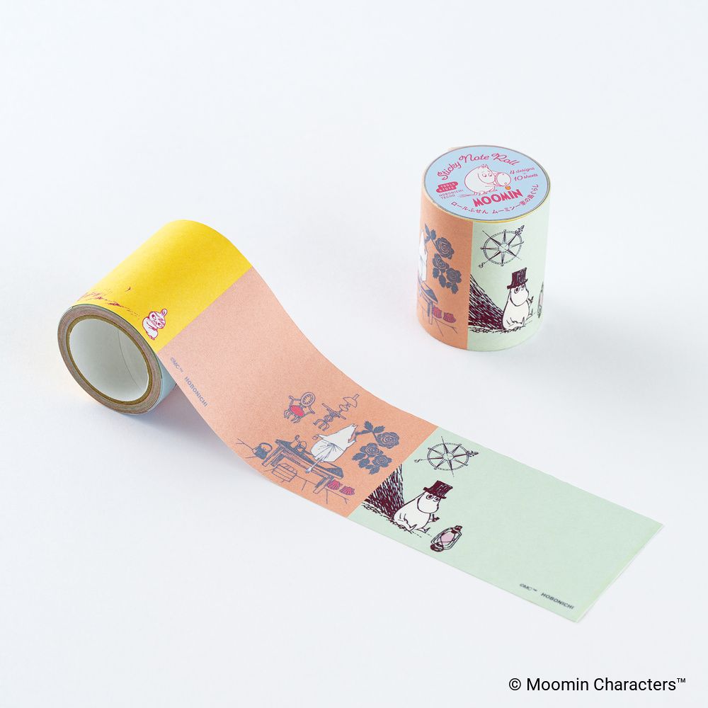 Hobonichi Sticky Note Roll Moomin: Moomin Family’s Island Life