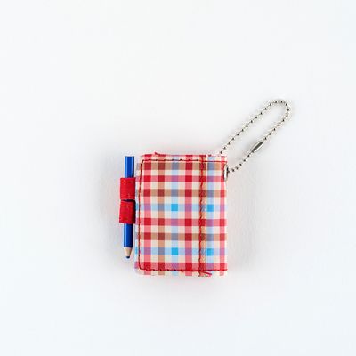 Hobonichi Mini Keychain (Bright Plaid)