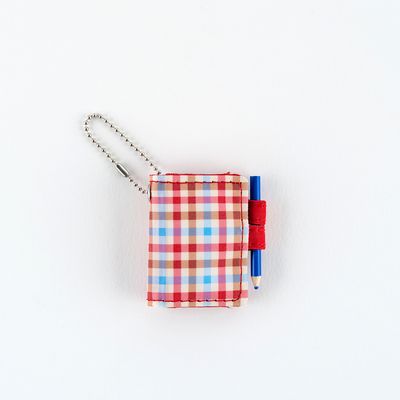 Hobonichi Mini Keychain (Bright Plaid)