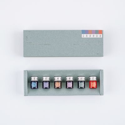 Hobonichi Kakimori x TSUKI no IRO: Mini Ink Bottle Set (Jul-Dec)