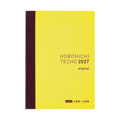 Hobonichi A6 Original Avec Books [JPN/JAN/MON] 2027