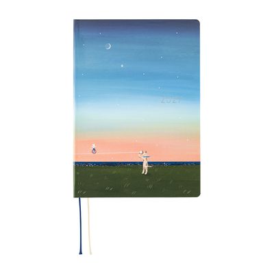 Hobonichi A5 HON Hiroko Kubota: String Telephone Until the Moon is Full