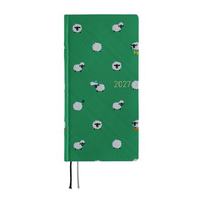 Hobonichi Weeks MEGA Bow &amp; Tie: Sheep Sheep Sheep 2027