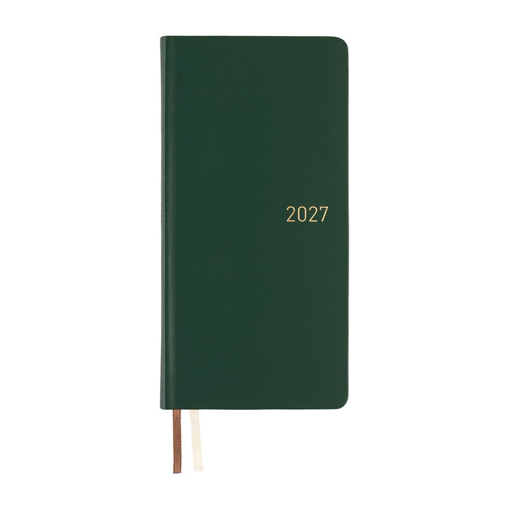 Hobonichi Weeks Leather: Forest Green 2027
