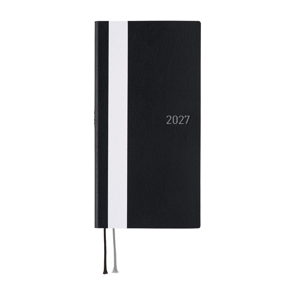 Hobonichi Weeks White Line: Black 2027