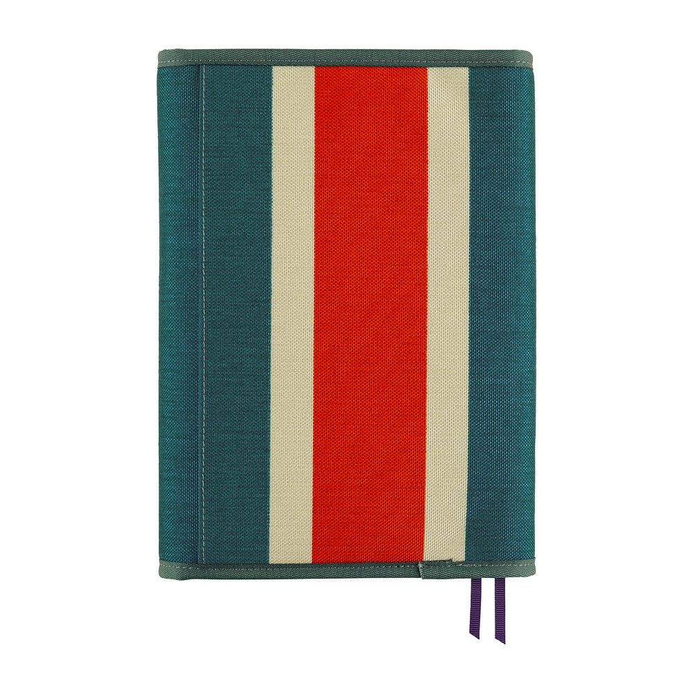 Hobonichi A5 Cover Natal Design: Hello New Day! (Retro Stripe)