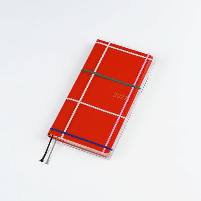 Hobonichi Weeks Clear Cover Yoshie Watanabe: Dotted Plaid