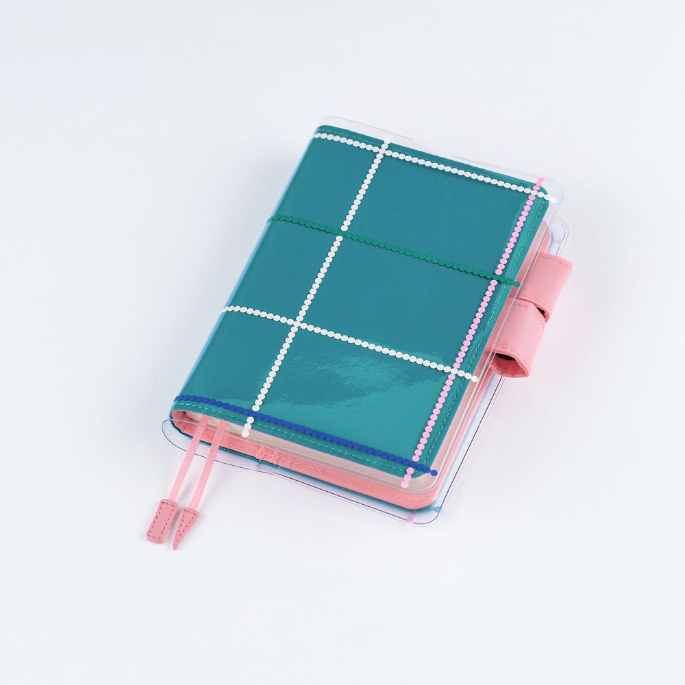 Hobonichi A6 Cover on Cover Yoshie Watanabe: Dotted Plaid