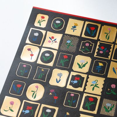 Hobonichi Foil-Stamped Stickers Yoshie Watanabe: Petit Bloom