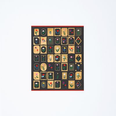 Hobonichi Foil-Stamped Stickers Yoshie Watanabe: Petit Bloom