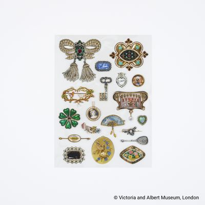 Hobonichi Stickers V&amp;A Series: Almost Actual-Size Jewellery