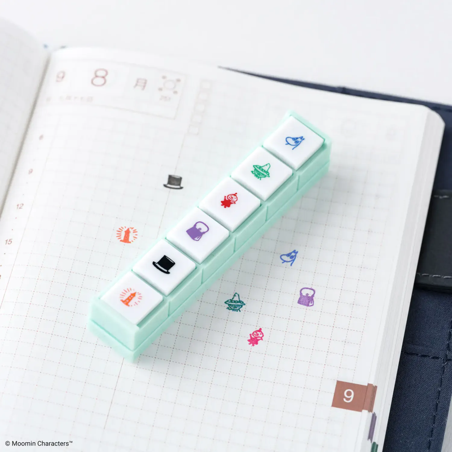 Hobonichi Pochitto6 Push-Button Stamp Moomin