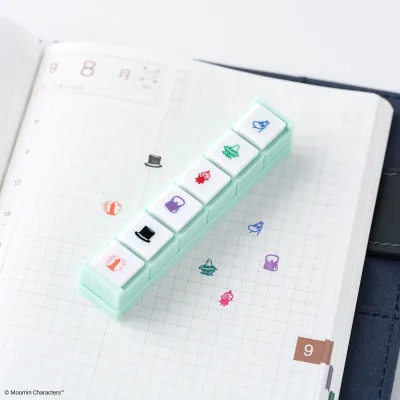 Hobonichi Pochitto6 Push-Button Stamp Moomin