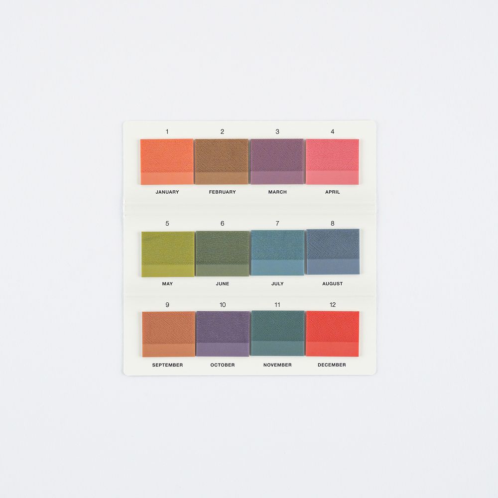 Hobonichi TSUKI no IRO: Translucent Sticky Notes (Tiles)