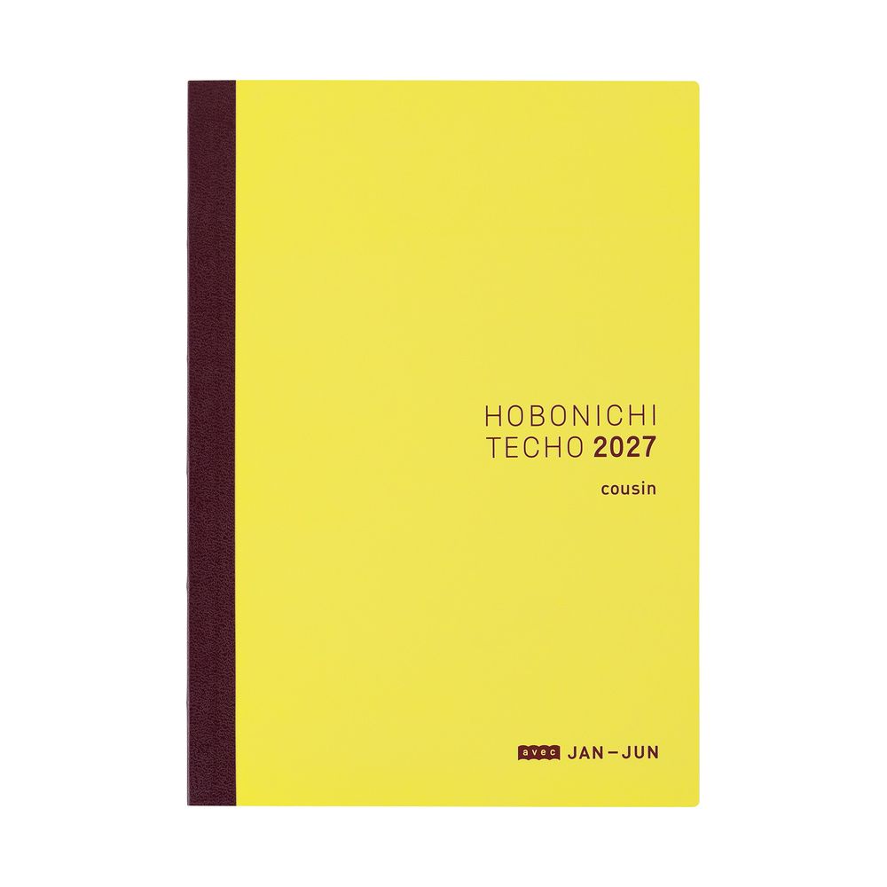 Hobonichi A5 Cousin Avec Books [JPN/JAN/MON] 2027