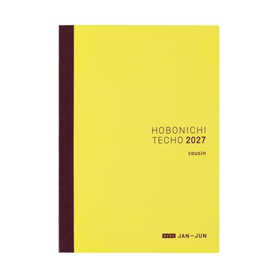 Hobonichi A5 Cousin Avec Books [JPN/JAN/MON] 2027