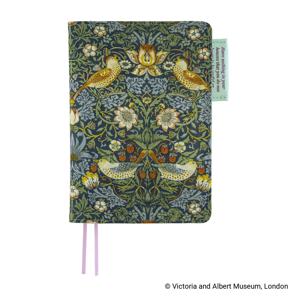 Hobonichi A6 Cover V&amp;A Series: Strawberry Thief