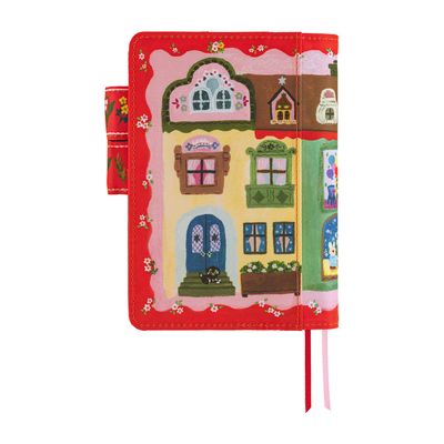Hobonichi A6 Cover Yumi Kitagishi: White Cat House