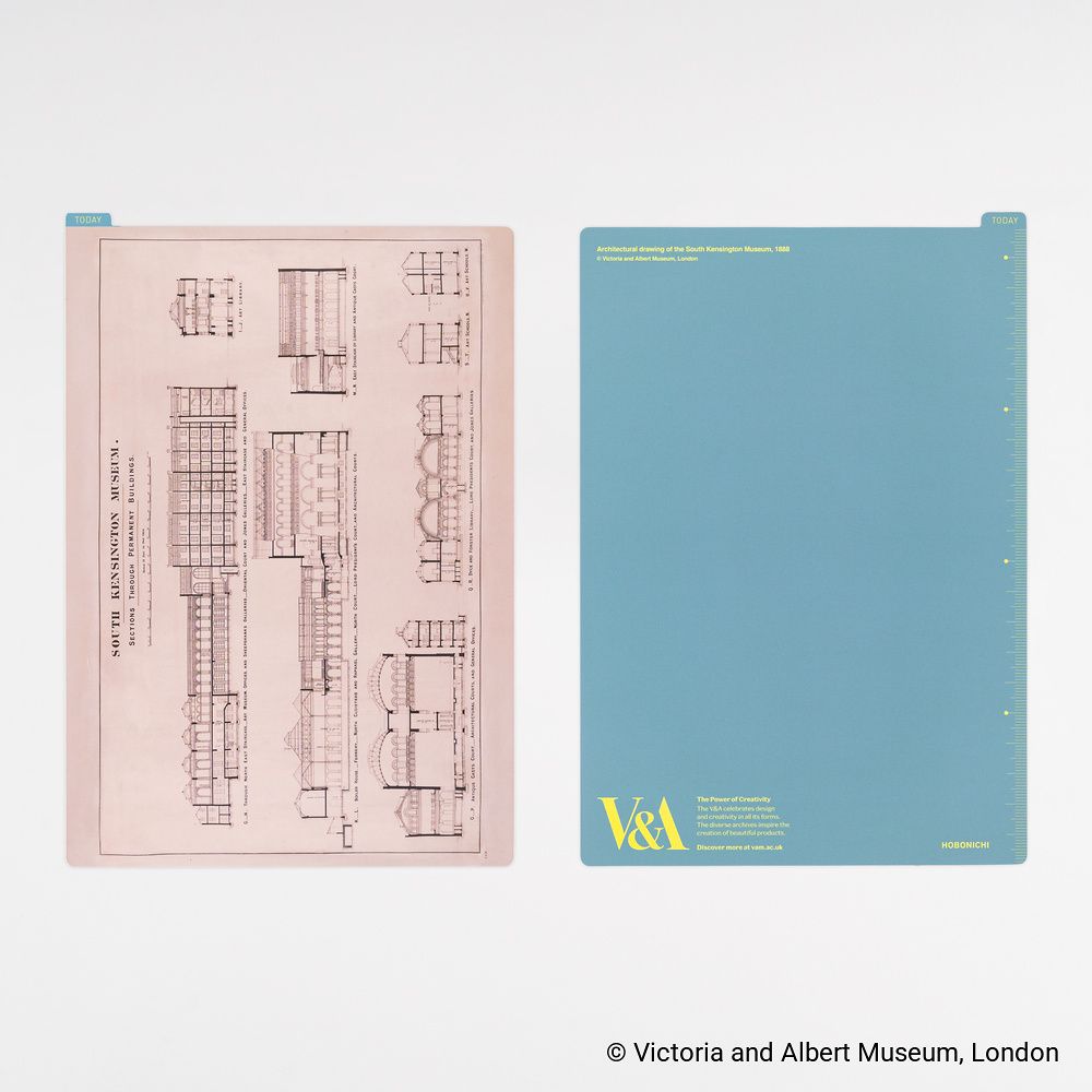 Hobonichi A5 Pencil Board V&amp;A Series: Architectural Drawing