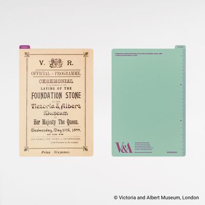 Hobonichi A6 Pencil Board V&amp;A Series: V&amp;A’s Foundation Stone Programme