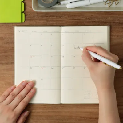 Hightide Katy Monthly Diary 2027 B6 Slim