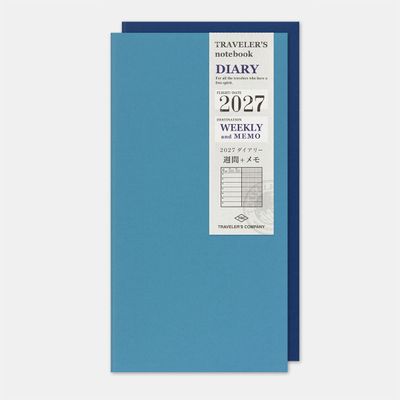 TRAVELER'S notebook 2027 Diary Weekly + Memo Regular Size