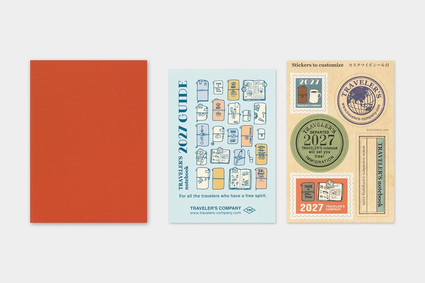 TRAVELER'S notebook 2027 Diary Monthly Passport Size