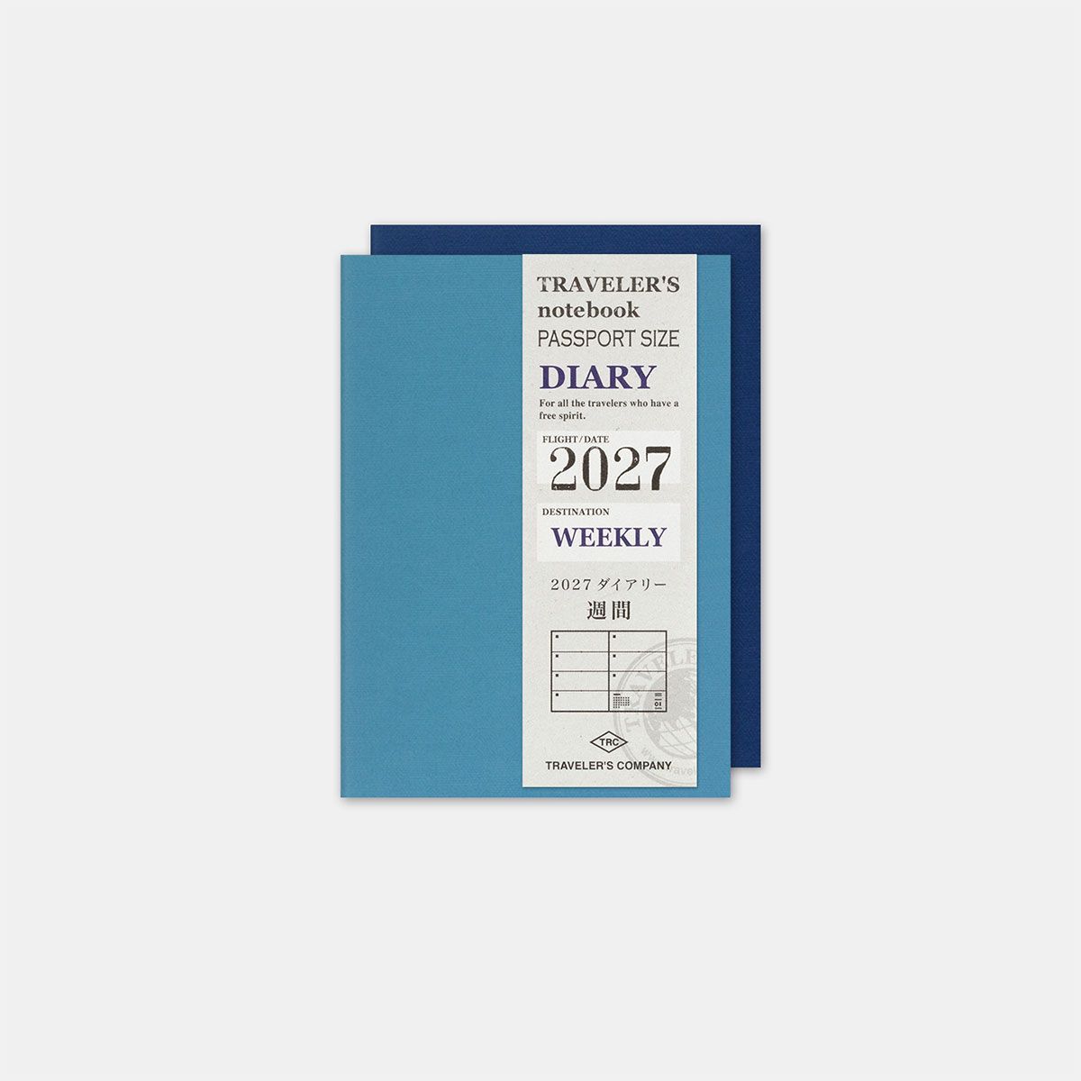TRAVELER'S notebook 2027 Diary Weekly Passport Size
