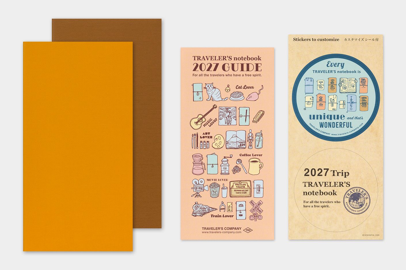 TRAVELER'S notebook 2027 Diary Weekly Vertical Regular Size