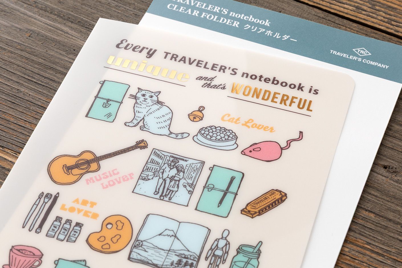 TRAVELER'S notebook 2027 Diary Clear Folder Regular Size