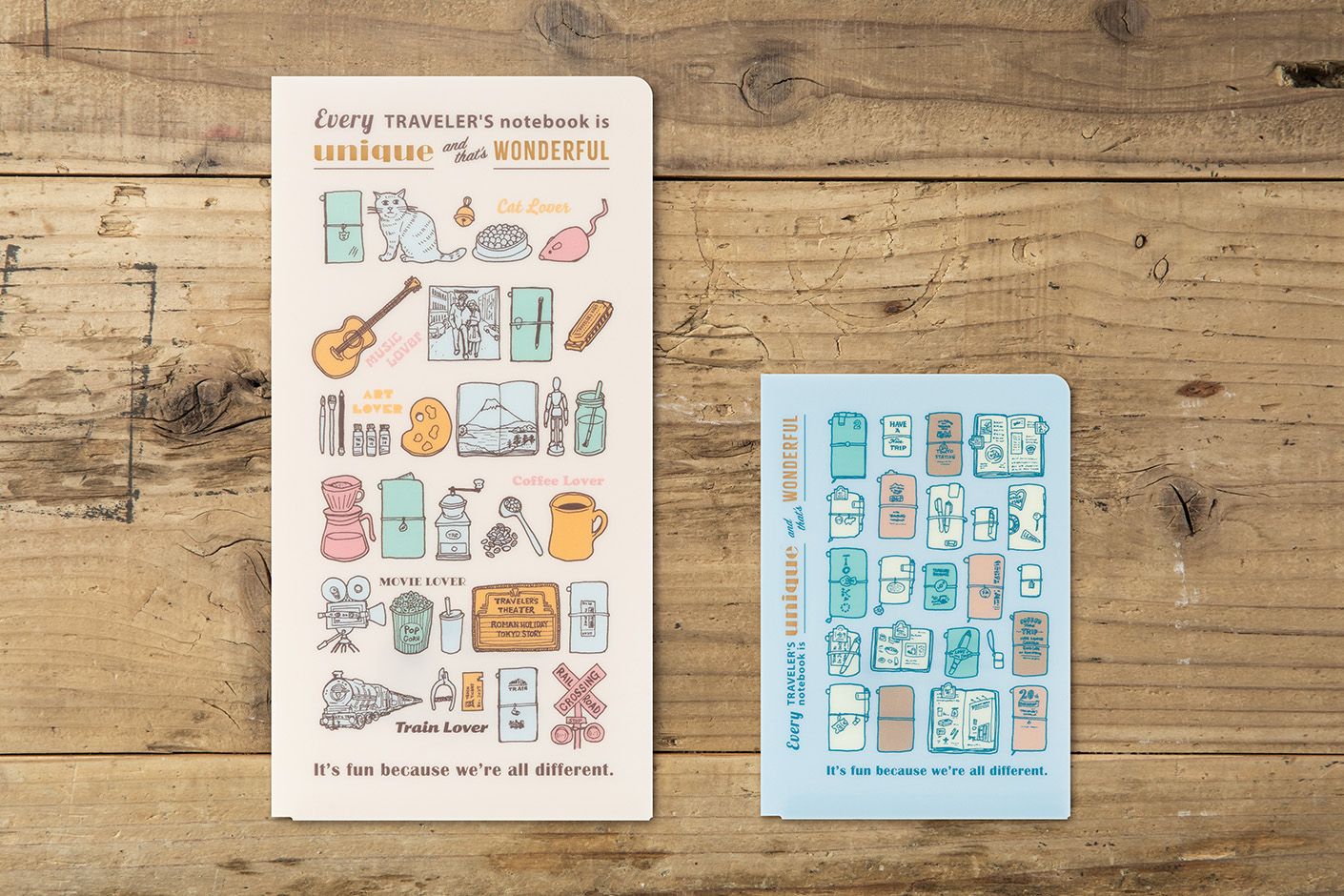 TRAVELER'S notebook 2027 Diary Clear Folder Passport Size