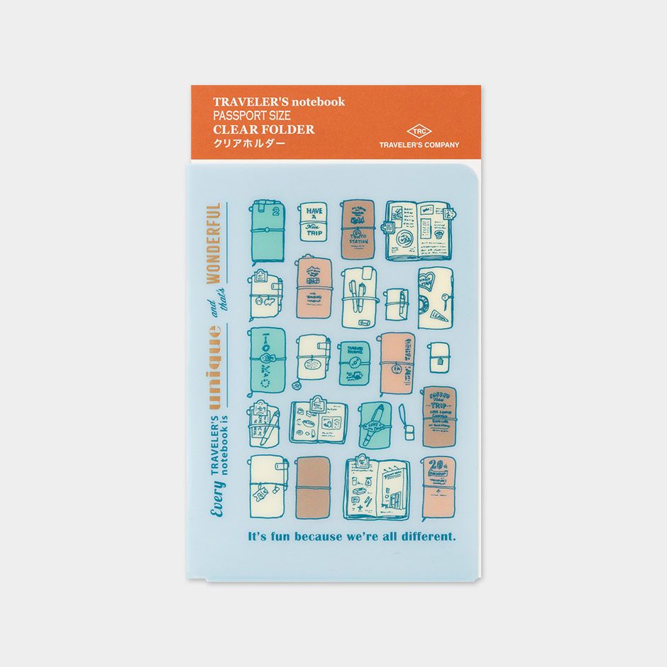 TRAVELER'S notebook 2027 Diary Clear Folder Passport Size
