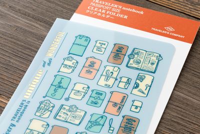 TRAVELER'S notebook 2027 Diary Clear Folder Passport Size
