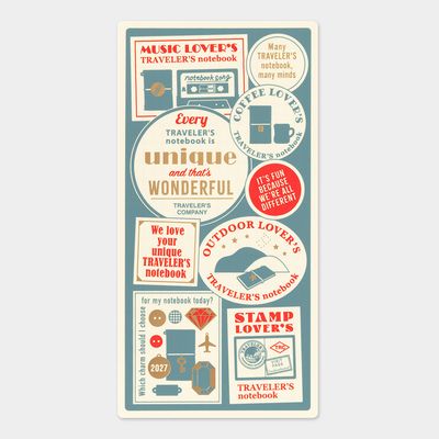 TRAVELER'S notebook 2027 Diary Plastic Sheet Regular Size