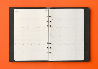 PLOTTER Monthly Schedule Refill 2027 PLT0001 (A5 Size)