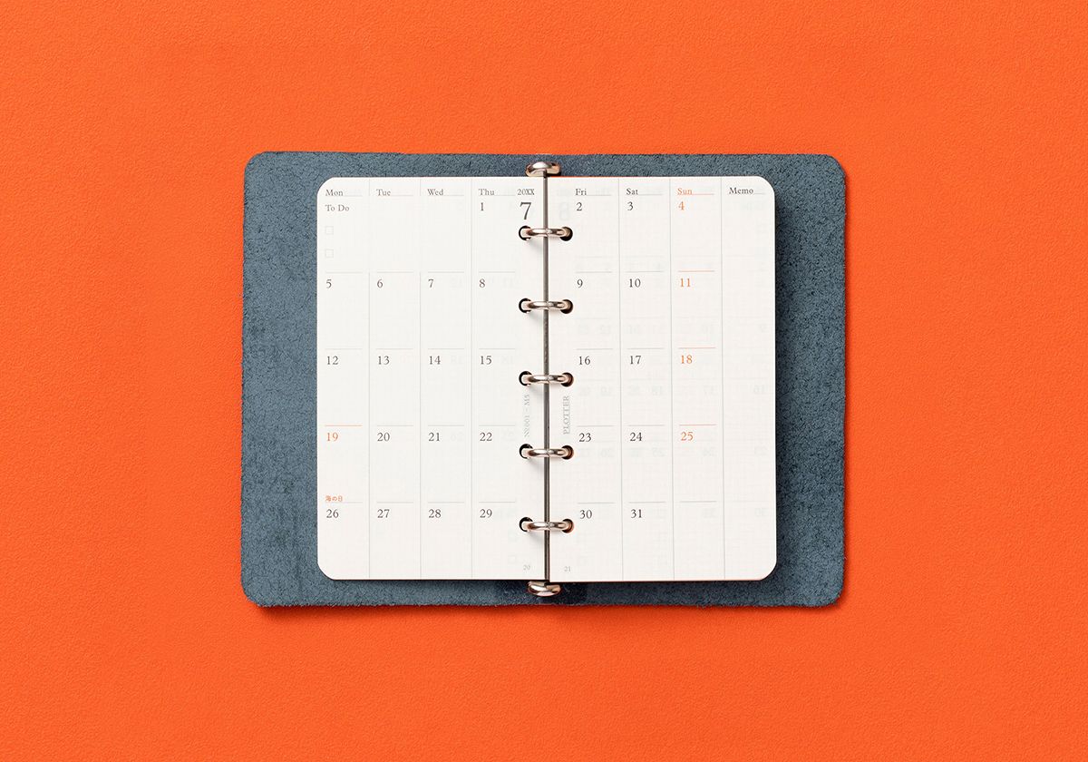 PLOTTER Monthly Schedule Refill 2027 PLT0001 (Mini 5 Size)