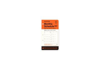 PLOTTER Monthly Schedule Refill 2027 PLT0001 (Mini 5 Size)